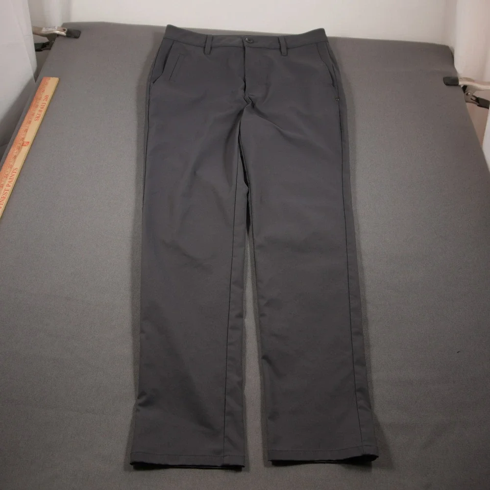 Vuori Meta Performance Golf Stretch Recycled Men Chino Pants 30 V4276 Tech Gray